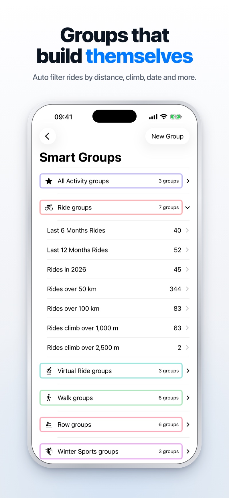 Smart filter groups